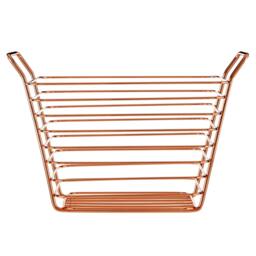 Rackhams Shine Small Gold Finish Wire Basket - thumbnail 2