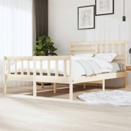 Rackhams Bed Frame 150x200 cm King Size Solid Wood