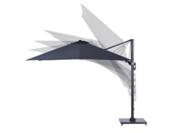 Rackhams Hawaii 300cm x 300cm Square Cantilever Parasol with 90kg Moveable Granite Base - Sand - thumbnail 6