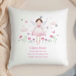 Rackhams Personalised Fairy Princess Cushion - thumbnail 2