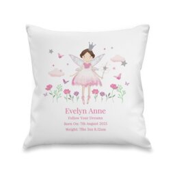 Rackhams Personalised Fairy Princess Cushion - thumbnail 1