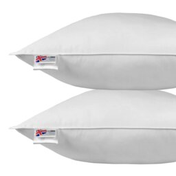 "Rackhams Microfibre Euro Continental Square Pillow Pair - 80cm x 80cm (32""x32"")"