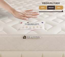 Rackhams Nightfall Gel Enhanced 12.5 Bonnell Spring Mattress - 5ft - King - Glacier by DS Living - thumbnail 4