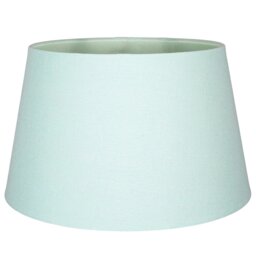 Rackhams Traditional 14 Inch Duck Egg Linen Drum Table/Pendant Lampshade 60w Maximum - thumbnail 1