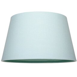 Rackhams Traditional 14 Inch Duck Egg Linen Drum Table/Pendant Lampshade 60w Maximum - thumbnail 3