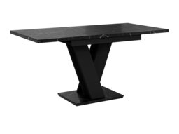 Rackhams Extendable Dining Table 4-6 Seater MASIV Black Royal Marble - thumbnail 6