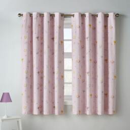 Rackhams Happy Horses Fully Reversible Eyelet Curtains Cream - 66 x 72 Inch - Cream - thumbnail 2