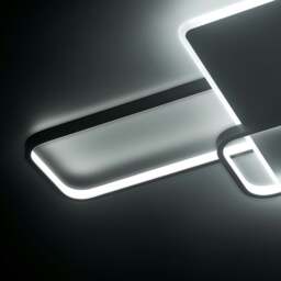 Rackhams Modern Rectangular LED Ceiling Light Flush Mount - 90*60 - thumbnail 5