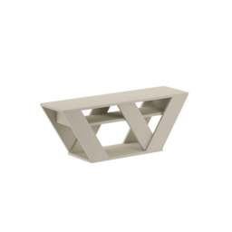 "Rackhams Pipralla Modern TV Stand Unit with Shelves for Up to 43"" TVs 110cm - Anthracite Grey" - thumbnail 2