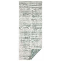 Rackhams Indoor-Outdoor Reversible Geometric Green Rug - 240X340 cm - thumbnail 5