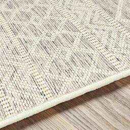 Rackhams Hygge-Hand Woven Charcoal White Wool Global Rug - 76 x 244 cm - thumbnail 4