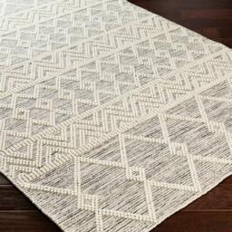 Rackhams Hygge-Hand Woven Charcoal White Wool Global Rug - 76 x 244 cm - thumbnail 5