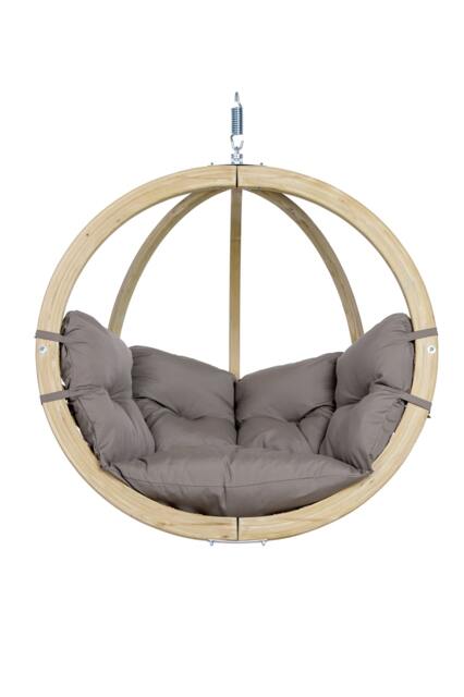 Rackhams Globo Hanging Egg Chair - Taupe - image 1