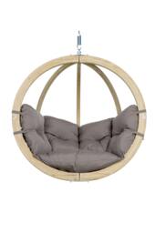 Rackhams Globo Hanging Egg Chair - Taupe