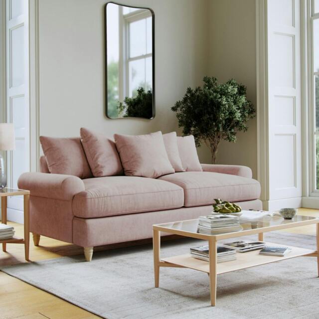 Rackhams Brentwood Large Sofa - Soft Pink - image 1