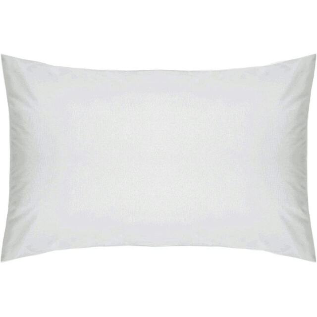 Rackhams Housewife Pillowcase (Pack of 2) - Cloud Grey - 51cm x 76cm - Cloud Grey - 100% Cotton - image 1