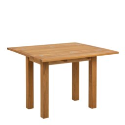 Rackhams Kenley Extending Dining Table in Oak 45-90cm - Brown - No - Brown - thumbnail 3