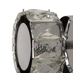 Rackhams Dilan Polished Chrome & Crystal LED Wall Light - thumbnail 5