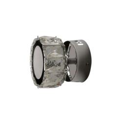 Rackhams Dilan Polished Chrome & Crystal LED Wall Light - thumbnail 3