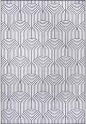 Rackhams Pangli Flatweave Reversible Grey Rug Indoor-Outdoor - 80X150 cm - thumbnail 5