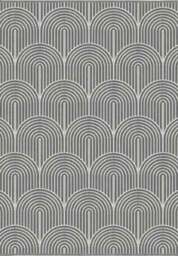 Rackhams Pangli Flatweave Reversible Grey Rug Indoor-Outdoor - 80X150 cm - thumbnail 1