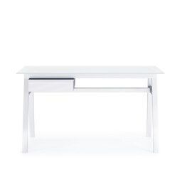 Rackhams Richmond Office Writing Desk in White - thumbnail 4