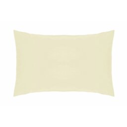 Rackhams Easycare Percale Housewife Pillowcase - Ivory - One Size - Ivory - 50% Cotton/50% Polyester - thumbnail 2