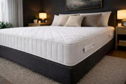 Rackhams Supportive Diamond Memory Foam Open Coil Sprung Mattress - Small Double - thumbnail 3