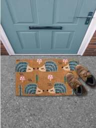 Rackhams Hedgehogs Coir Doormat Gainsborough 40x70 cm - thumbnail 2