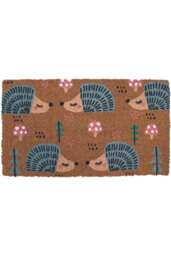 Rackhams Hedgehogs Coir Doormat Gainsborough 40x70 cm - thumbnail 1