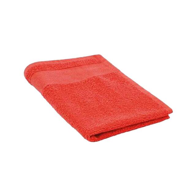 Rackhams Island 30 Cotton Guest Towel - Red - One Size - Red - 100% Cotton - image 1