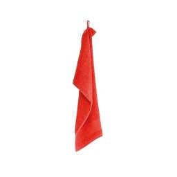 Rackhams Island 30 Cotton Guest Towel - Red - One Size - Red - 100% Cotton - thumbnail 4