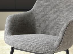 Rackhams Grey Fabric Chair 4222 - thumbnail 5