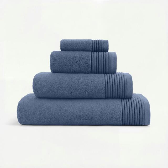 Rackhams Plush Towels - Navy - Bath Sheet - image 1