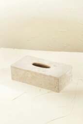 Rackhams Tissue box marble - Four stunning colours - Beige - thumbnail 1