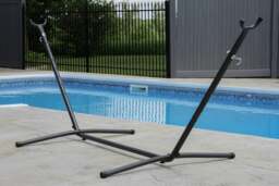 Rackhams 's Universal Hammock Stand - Charcoal (280cm) - thumbnail 2