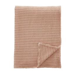 Rackhams Jaipur Chunky Waffle Cotton Blanket Throw Pink - 150 x 200 cm - Pink - thumbnail 5