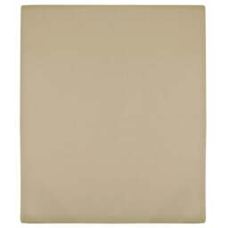 Rackhams Jersey Fitted Sheets 2 pcs Taupe 140x200 cm Cotton - thumbnail 1
