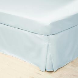 Rackhams Easycare Percale Platform Valance - Duck Egg Blue - Single - Duck Egg Blue - 50% Cotton/50% Polyester - thumbnail 3