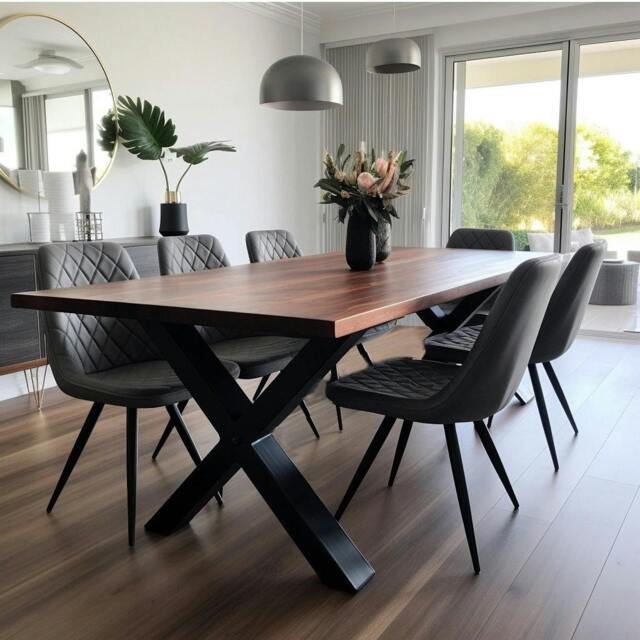 Rackhams Elegant Sapele Dining Table - 240 - 120 - image 1