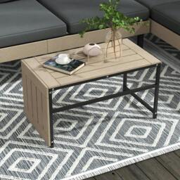 Rackhams Three-Piece 'L' Garden Sofa Set - Grey - thumbnail 6