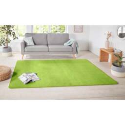 Rackhams Plain Design Rug – Green Colour - 67X120 cm - thumbnail 3