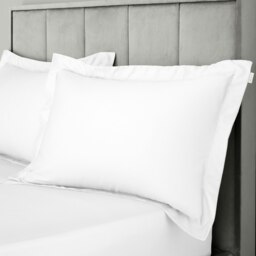 Rackhams 400 Thread Count Cotton Sateen Oxford Pillowcase Pair - 50x75cm (x2) - thumbnail 2