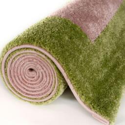 Rackhams Joli Geometric Green & Pink Rug - 200X290 cm - thumbnail 6