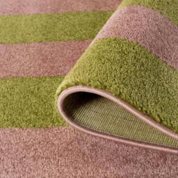 Rackhams Joli Geometric Green & Pink Rug - 200X290 cm - thumbnail 4