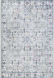 Rackhams Shortpile Rug Cream & Blue Saveh – Oriental Design - 120X160 cm - thumbnail 1