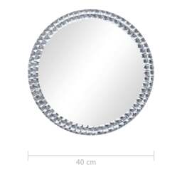 Rackhams Wall Mirror 40 cm Tempered Glass - thumbnail 5