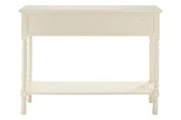 Rackhams Heritage 3 Drawer Ivory Console Table - thumbnail 3