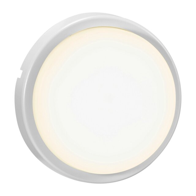 Rackhams Cuba Outdoor Energy Round - Wall light - White - 1 - image 1