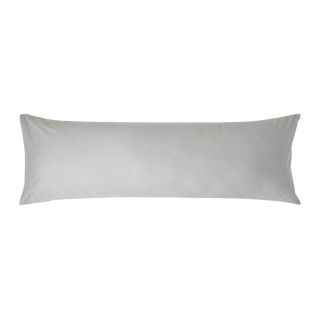 Rackhams Egyptian Cotton Housewife Body Pillowcase 200 TC - Silver Grey - image 1